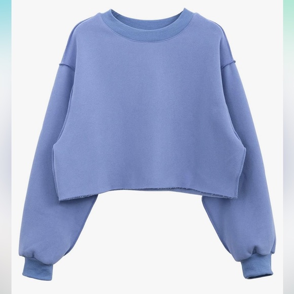 NWT Cropped Hoodie - Picture 1 of 2